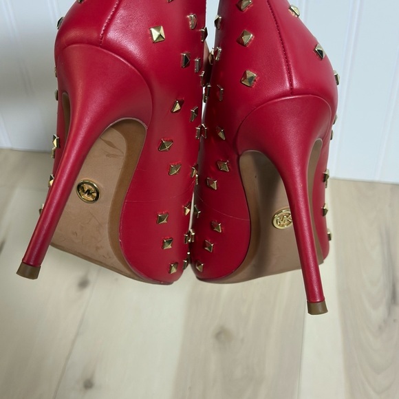 MICHAEL MICHAEL KORS Keke Pointed Pumps  9.5M Leather Slip-on Stiletto Business - Picture 11 of 16